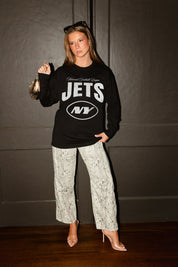 NEW YORK JETS BOLD AMBITION OVERSIZED LONG SLEEVE TEE