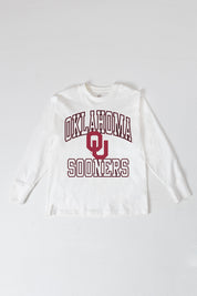 OKLAHOMA SOONERS MIND GAMES OVERSIZED MIDWEIGHT LONG SLEEVE TEE