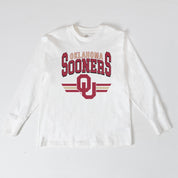 OKLAHOMA SOONERS SWIFT STRIKE ESSENTIAL RELAXED FIT LONG SLEEVE TEE