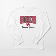 OKLAHOMA SOONERS SWEET SPOT ESSENTIAL RELAXED FIT LONG SLEEVE TEE
