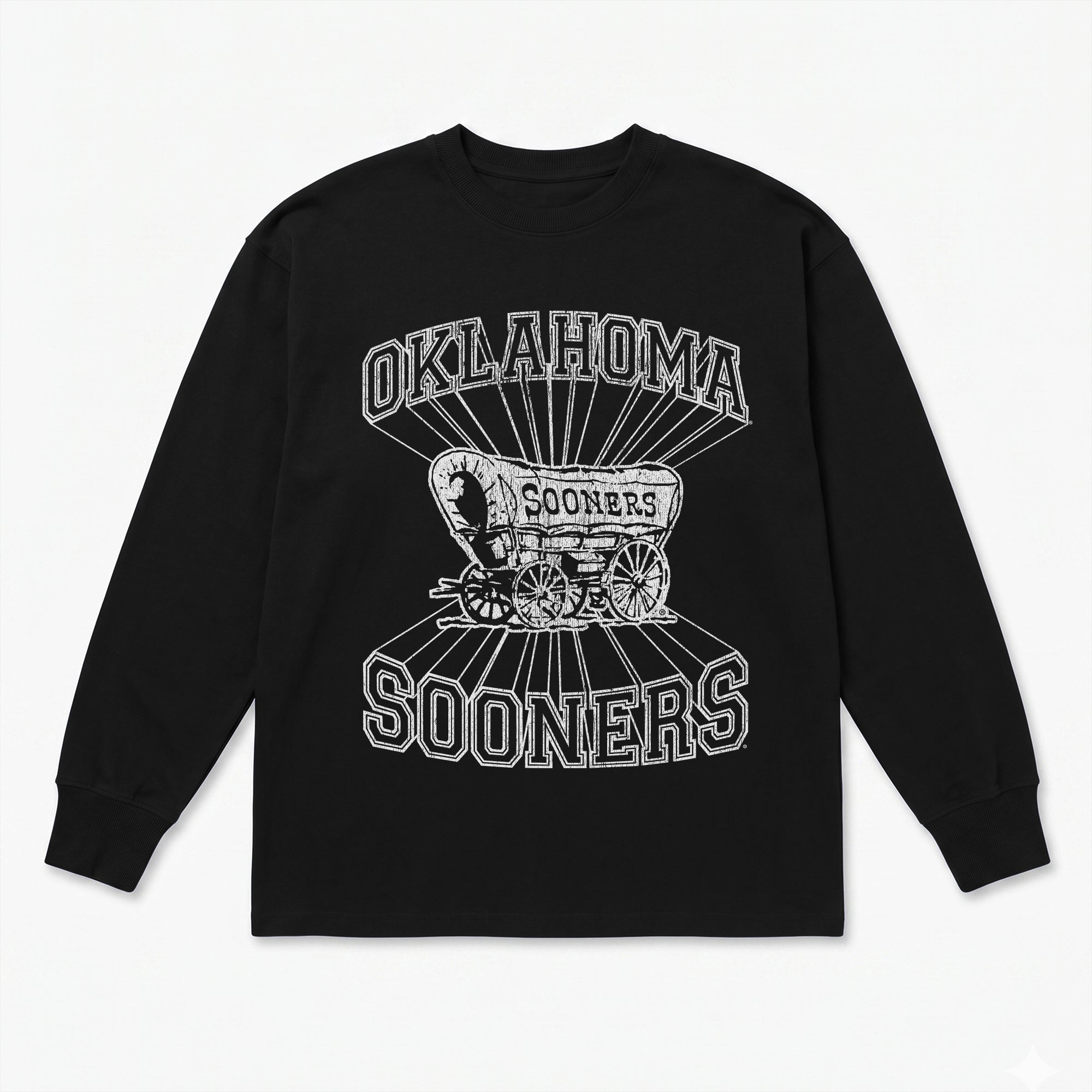 OKLAHOMA SOONERS SPOTLIGHT ESSENTIAL RELAXED FIT LONG SLEEVE TEE