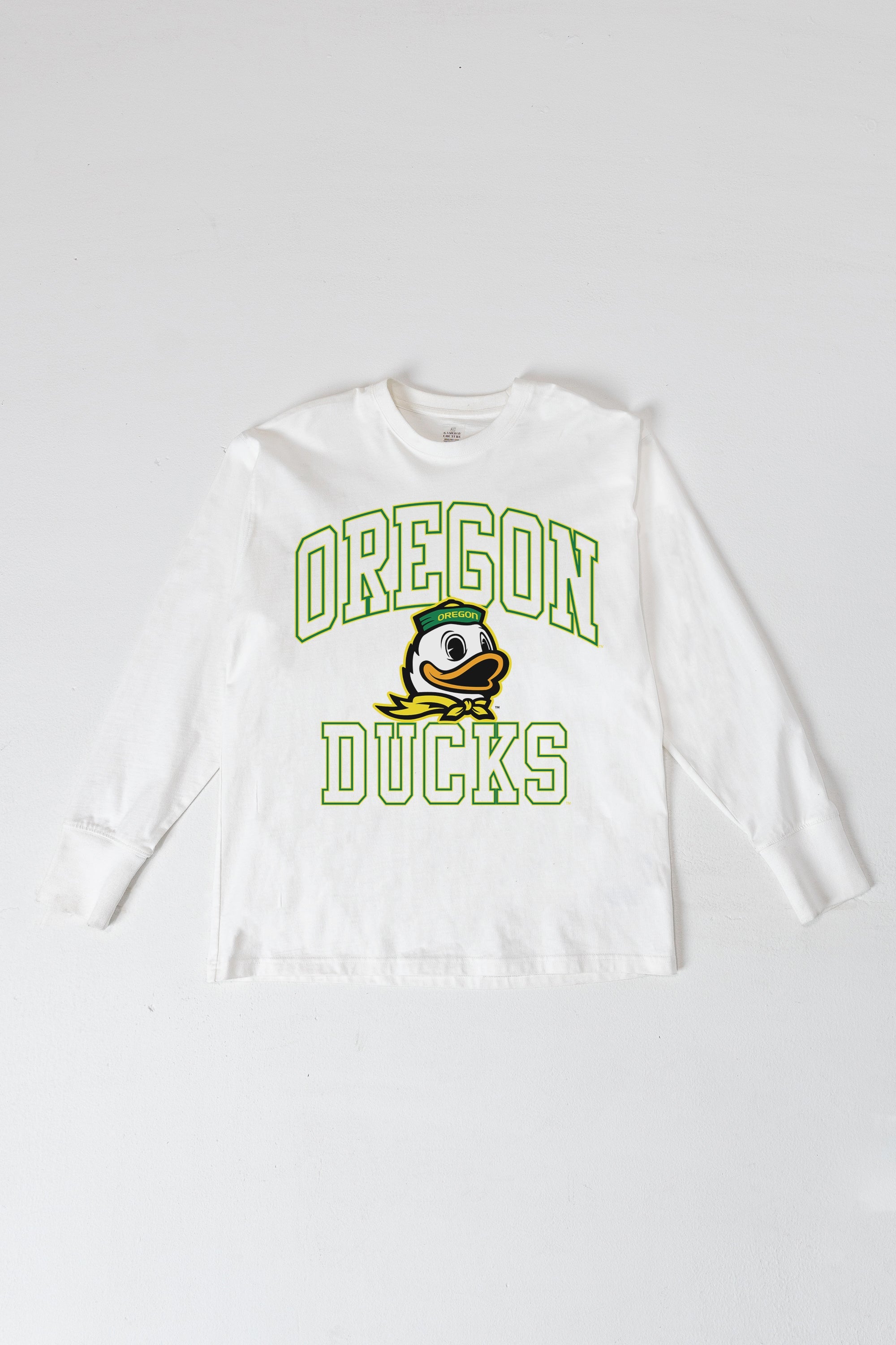 OREGON DUCKS MIND GAMES OVERSIZED MIDWEIGHT LONG SLEEVE TEE