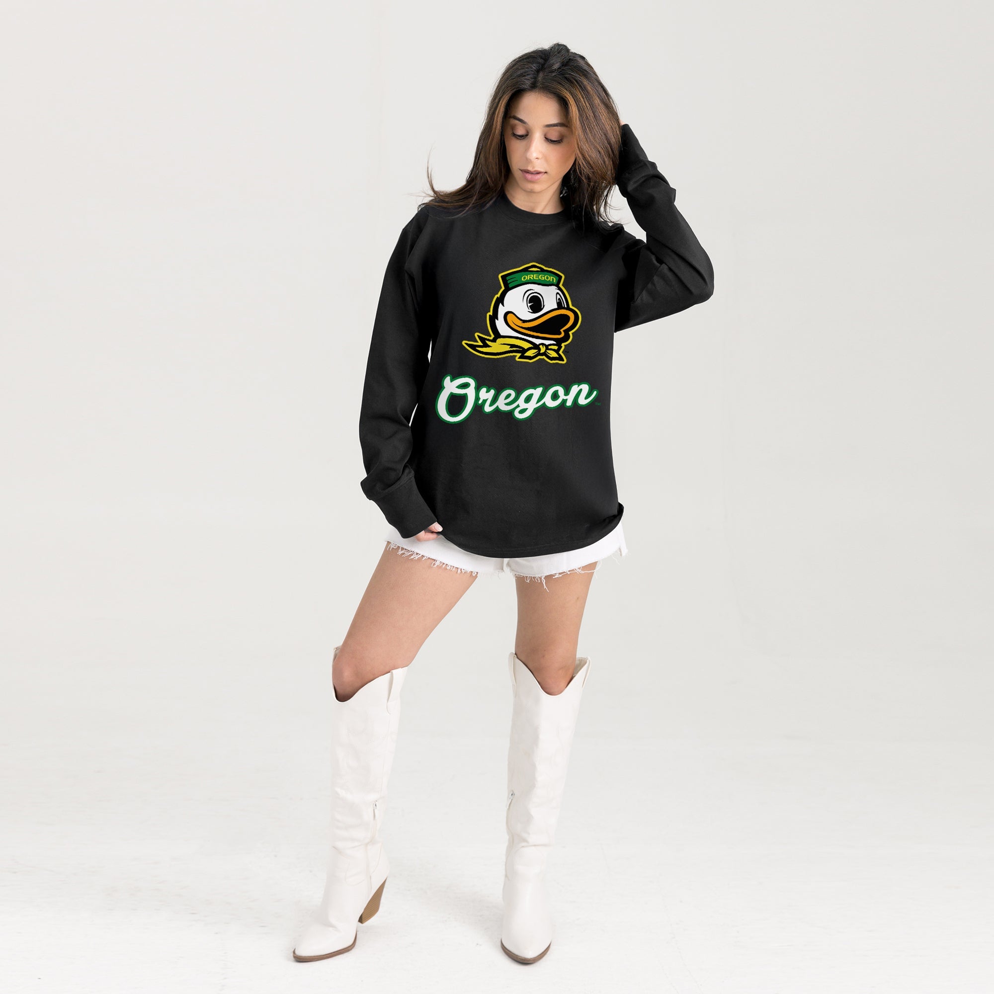 OREGON DUCKS HONOR ROLL ESSENTIAL RELAXED FIT LONG SLEEVE TEE
