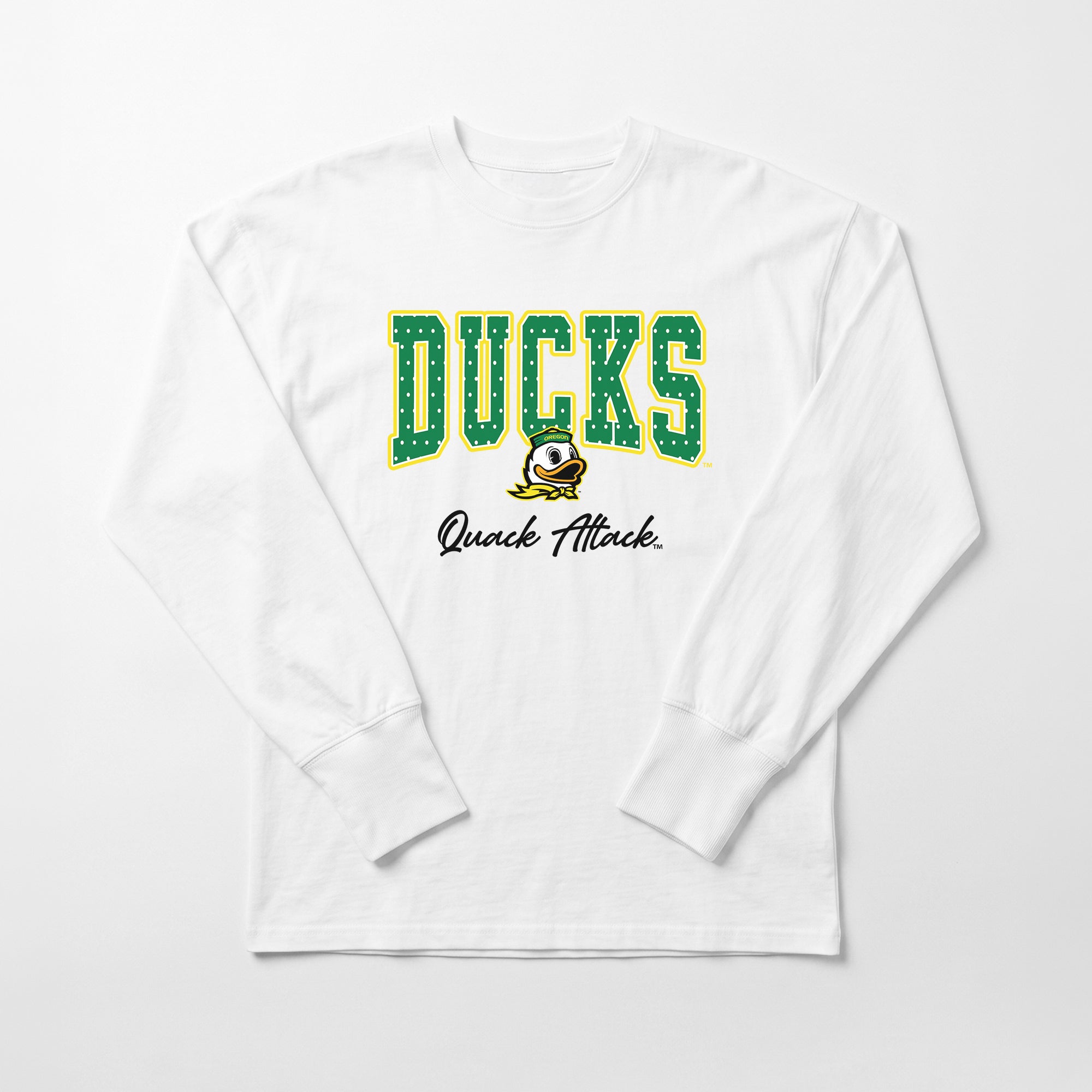 OREGON DUCKS SWEET SPOT ESSENTIAL RELAXED FIT LONG SLEEVE TEE