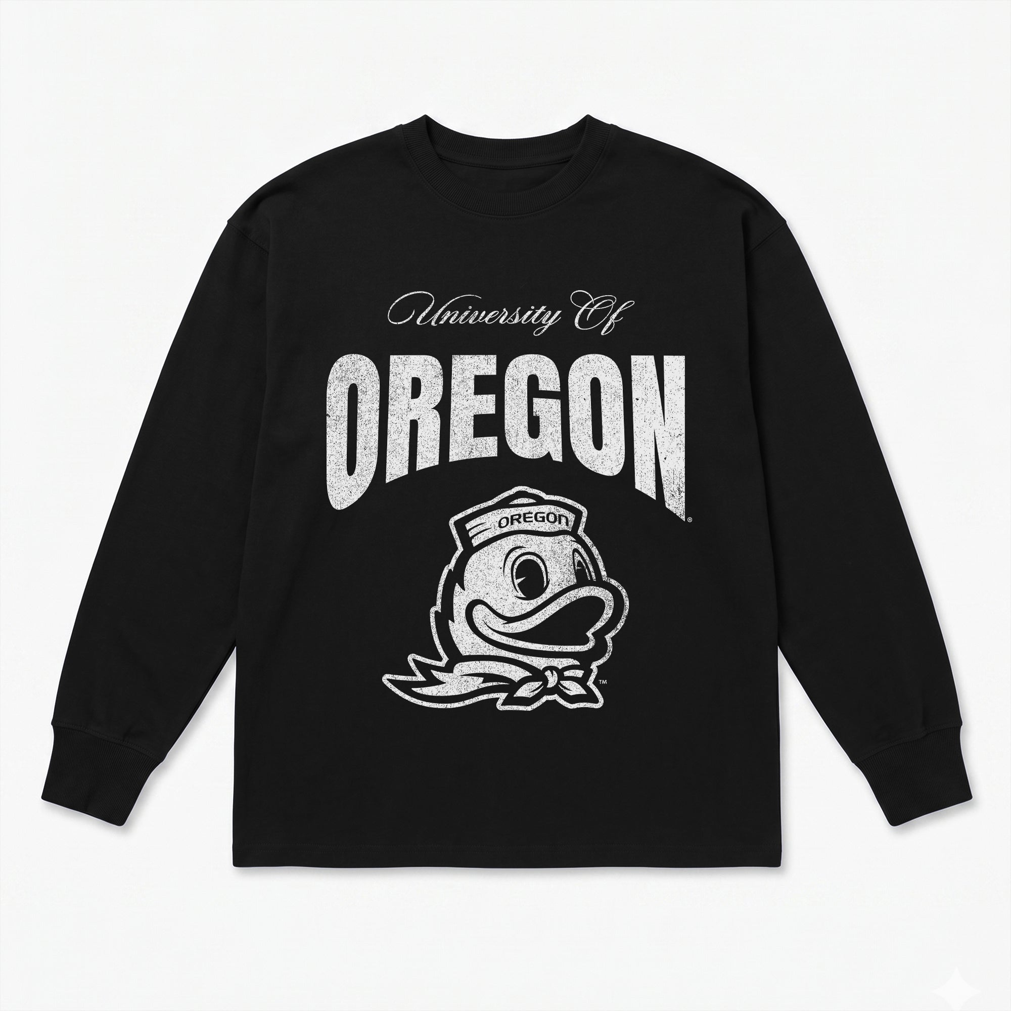 OREGON DUCKS BOLD AMBITION ESSENTIAL RELAXED FIT LONG SLEEVE TEE