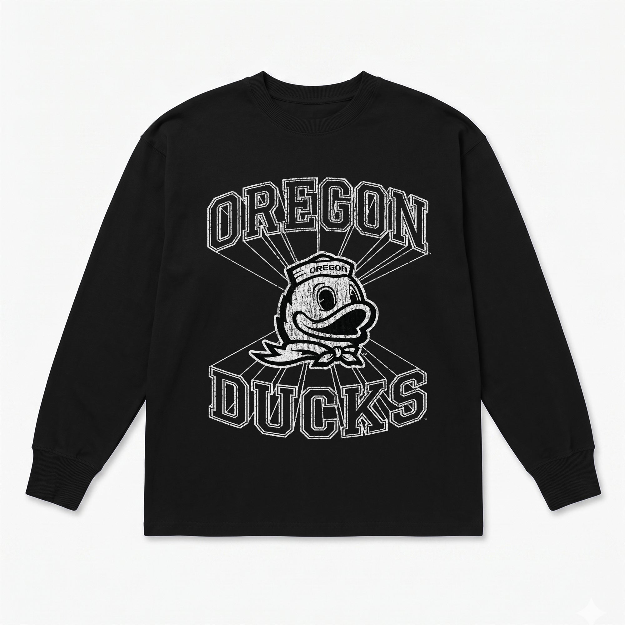 OREGON DUCKS SPOTLIGHT ESSENTIAL RELAXED FIT LONG SLEEVE TEE
