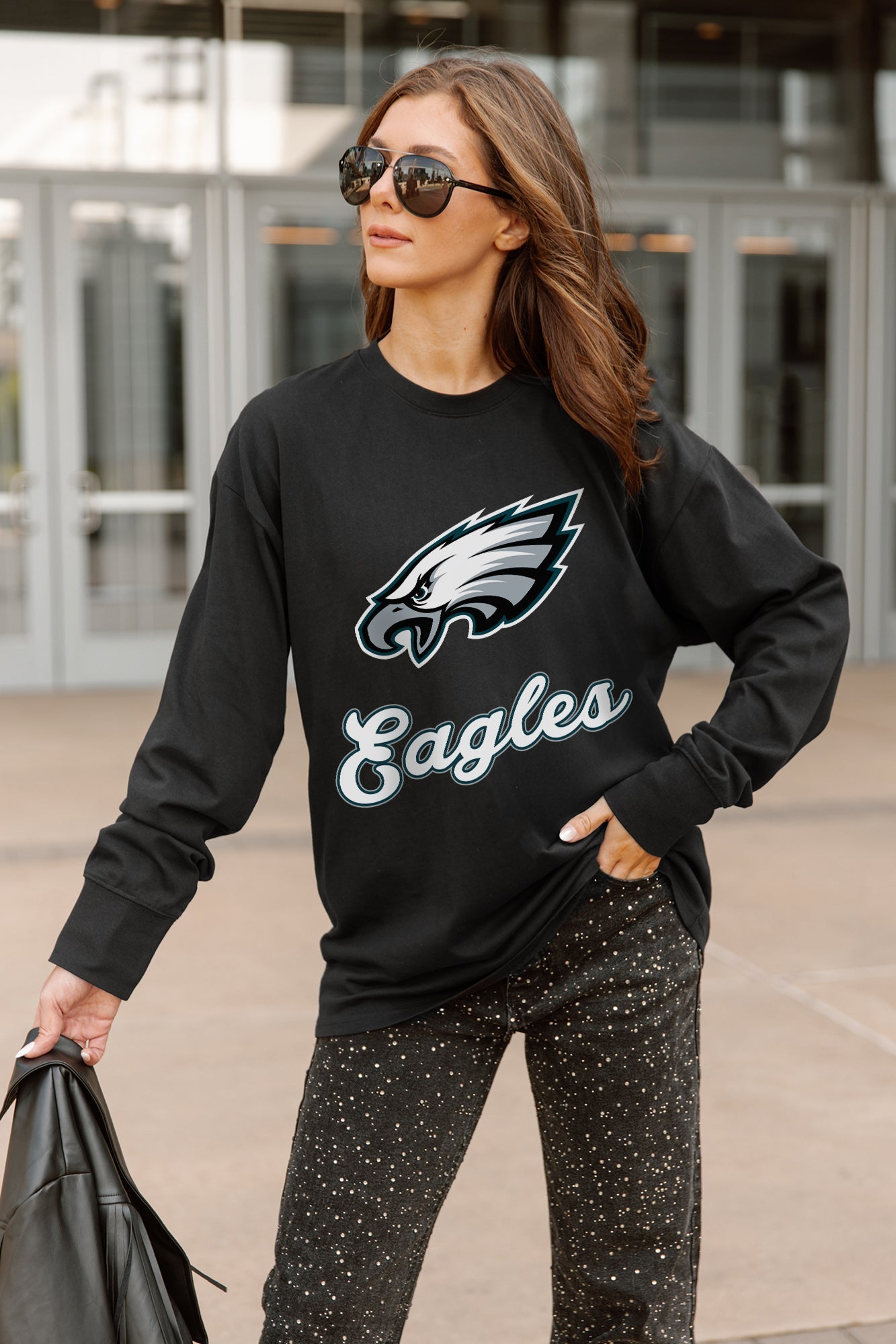 PHILADELPHIA EAGLES HONOR ROLL ESSENTIAL RELAXED FIT LONG SLEEVE TEE
