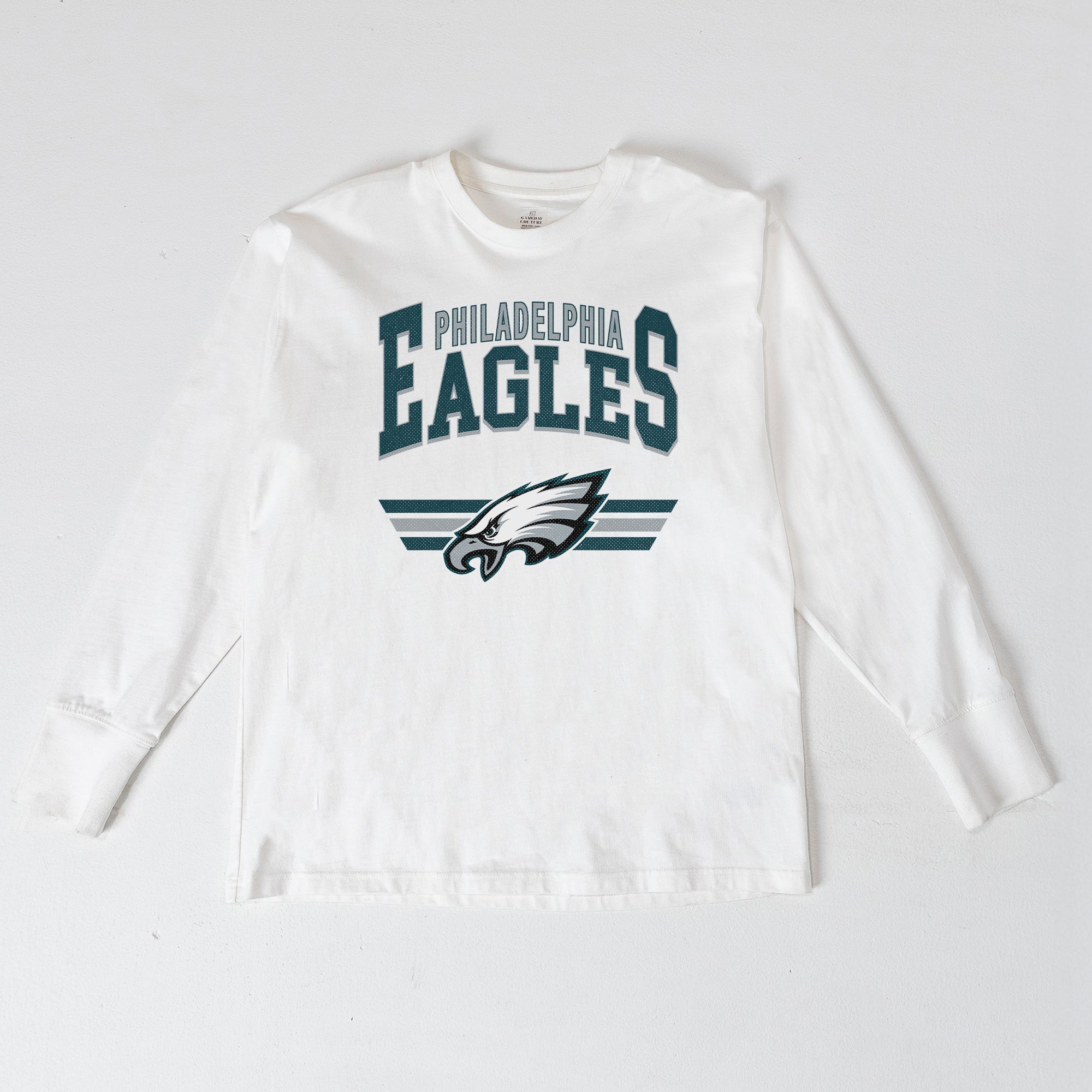 PHILADELPHIA EAGLES SWIFT STRIKE ESSENTIAL RELAXED FIT LONG SLEEVE TEE