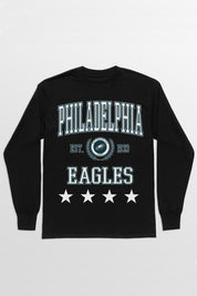PHILADELPHIA EAGLES EVERYDAY STAR ESSENTIAL RELAXED FIT LONG SLEEVE TEE