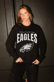 PHILADELPHIA EAGLES BOLD AMBITION OVERSIZED LONG SLEEVE TEE