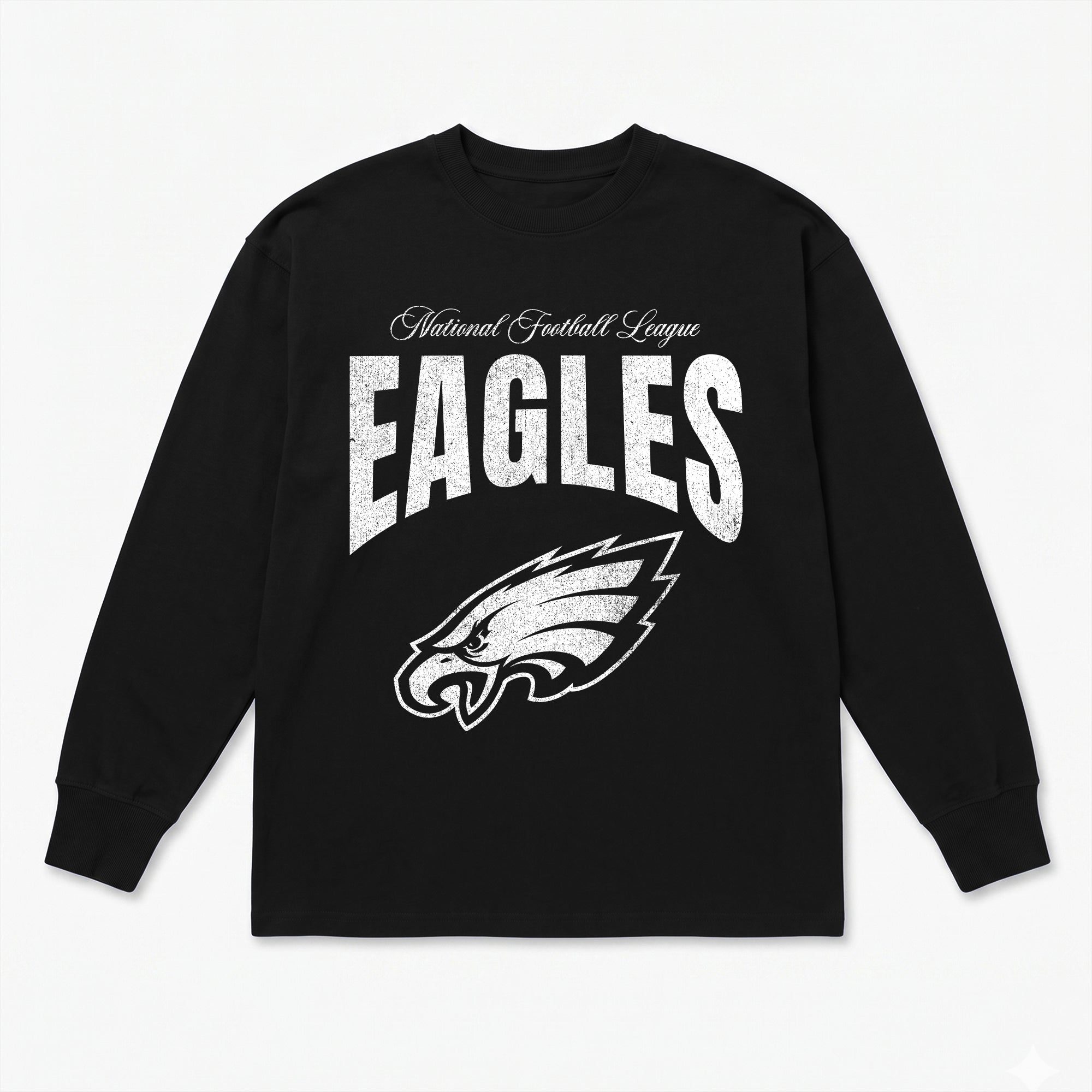 PHILADELPHIA EAGLES BOLD AMBITION OVERSIZED LONG SLEEVE TEE