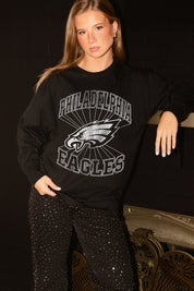 PHILADELPHIA EAGLES SPOTLIGHT OVERSIZED LONG SLEEVE TEE