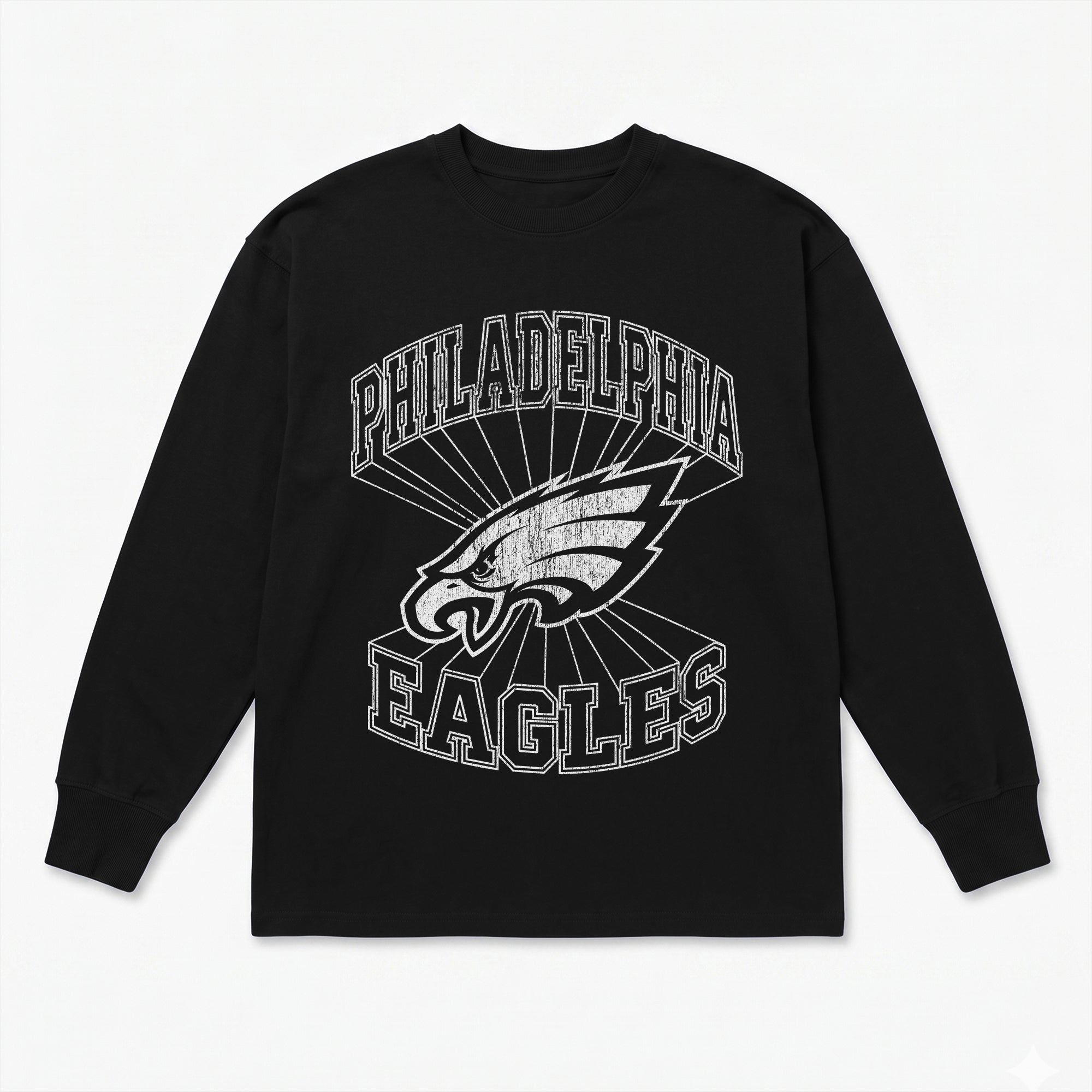 PHILADELPHIA EAGLES SPOTLIGHT OVERSIZED LONG SLEEVE TEE