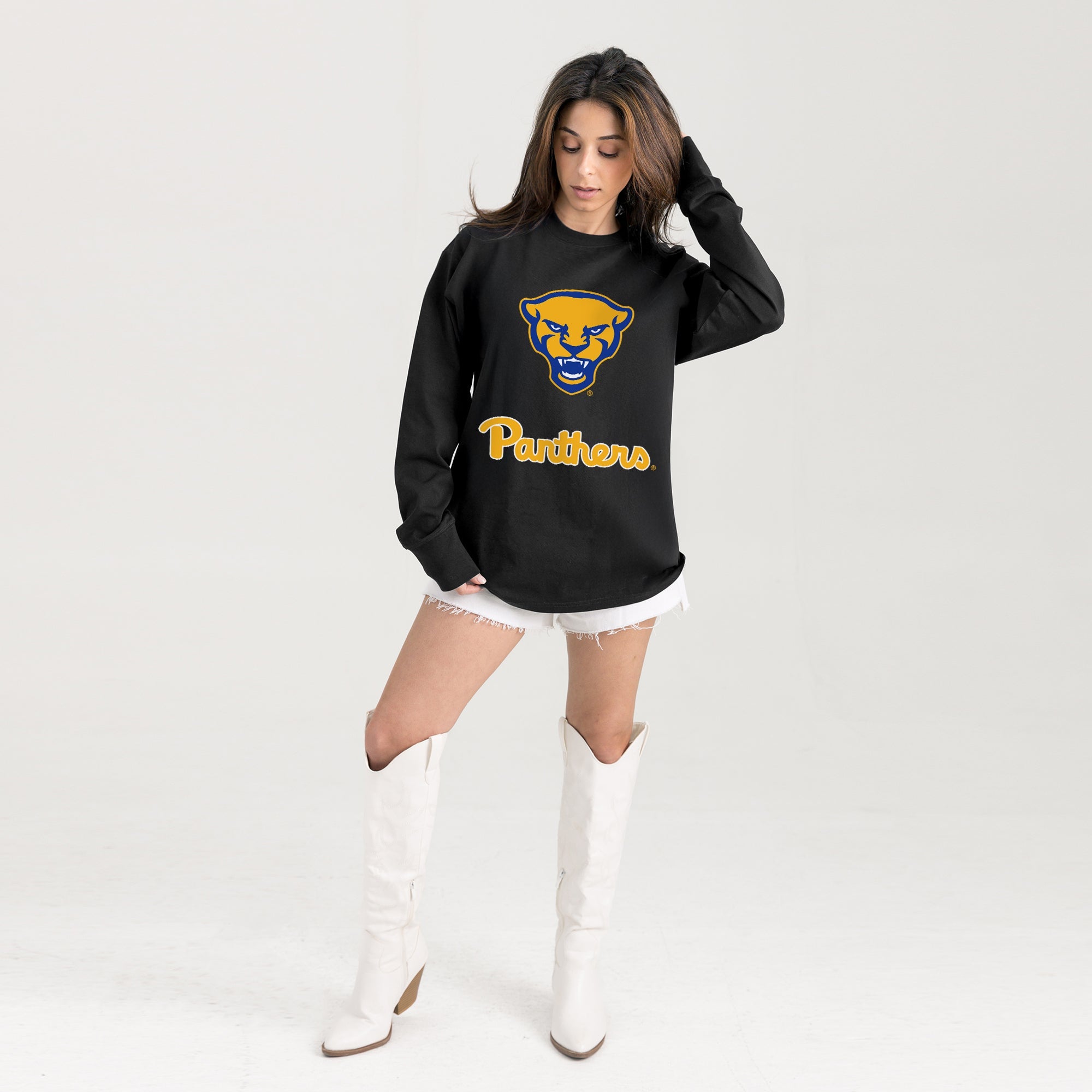 PITTSBURGH PANTHERS HONOR ROLL ESSENTIAL RELAXED FIT LONG SLEEVE TEE