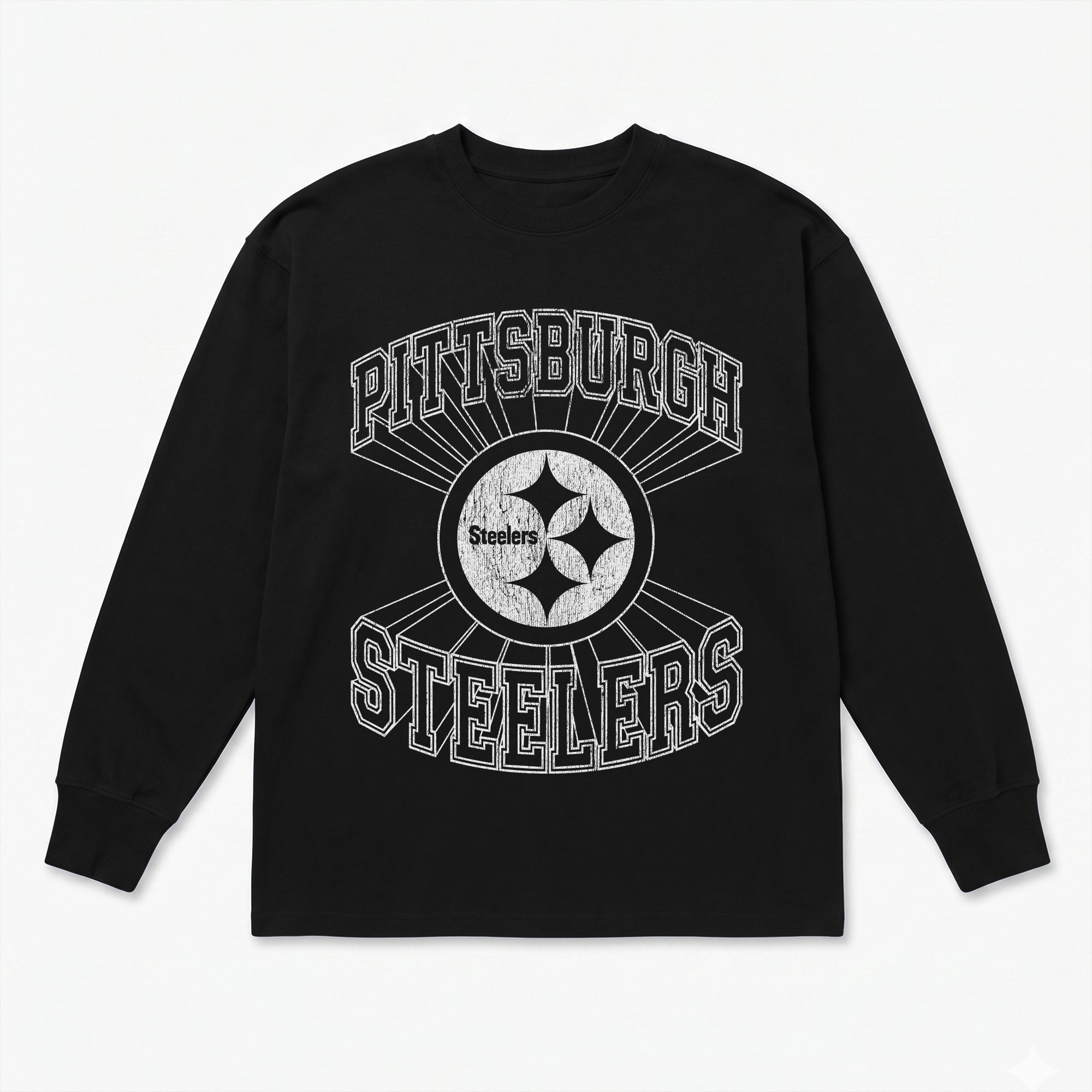 PITTSBURGH STEELERS SPOTLIGHT OVERSIZED LONG SLEEVE TEE