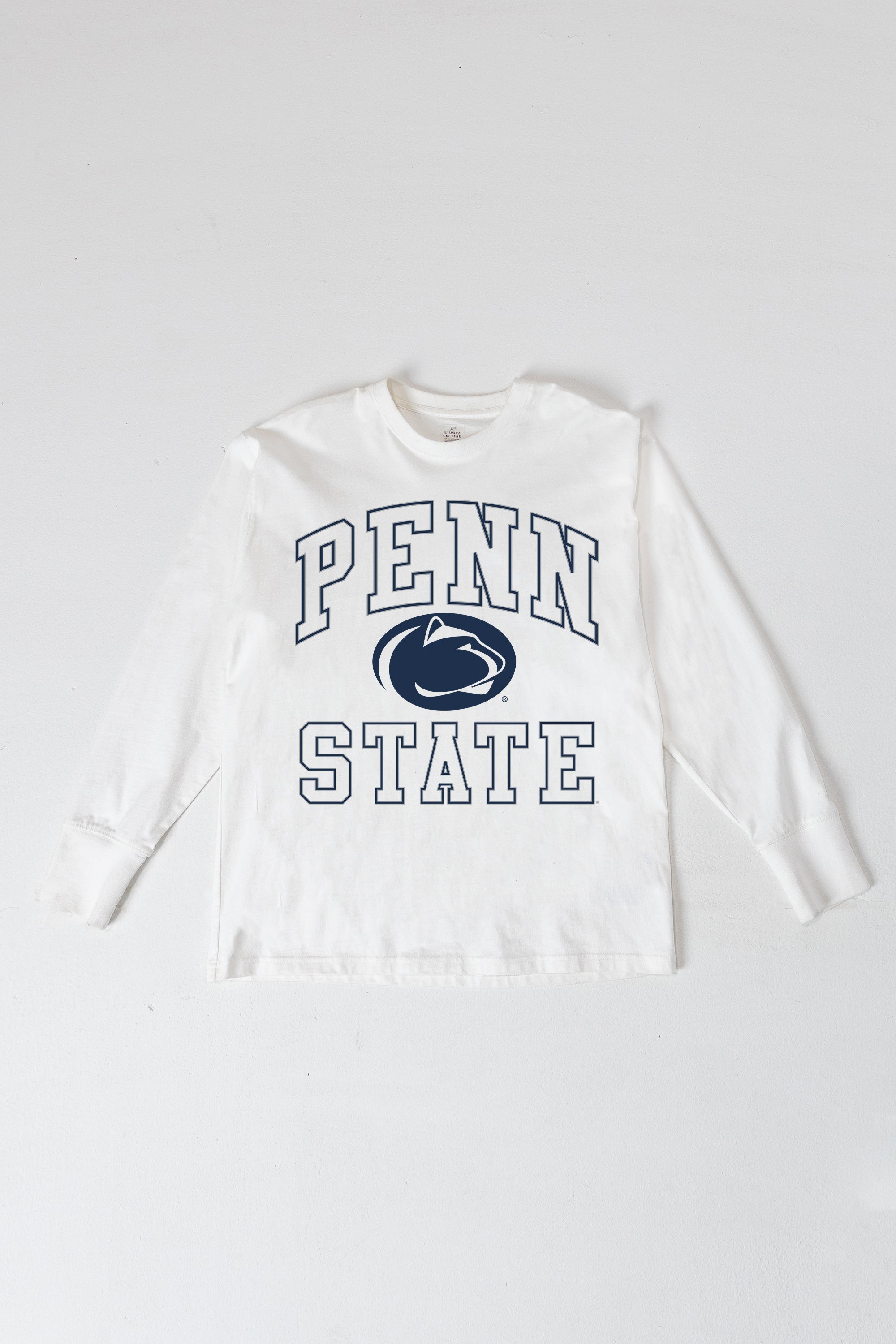 PENN STATE NITTANY LIONS MIND GAMES OVERSIZED MIDWEIGHT LONG SLEEVE TEE