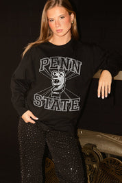 PENN STATE NITTANY LIONS SPOTLIGHT ESSENTIAL RELAXED FIT LONG SLEEVE TEE