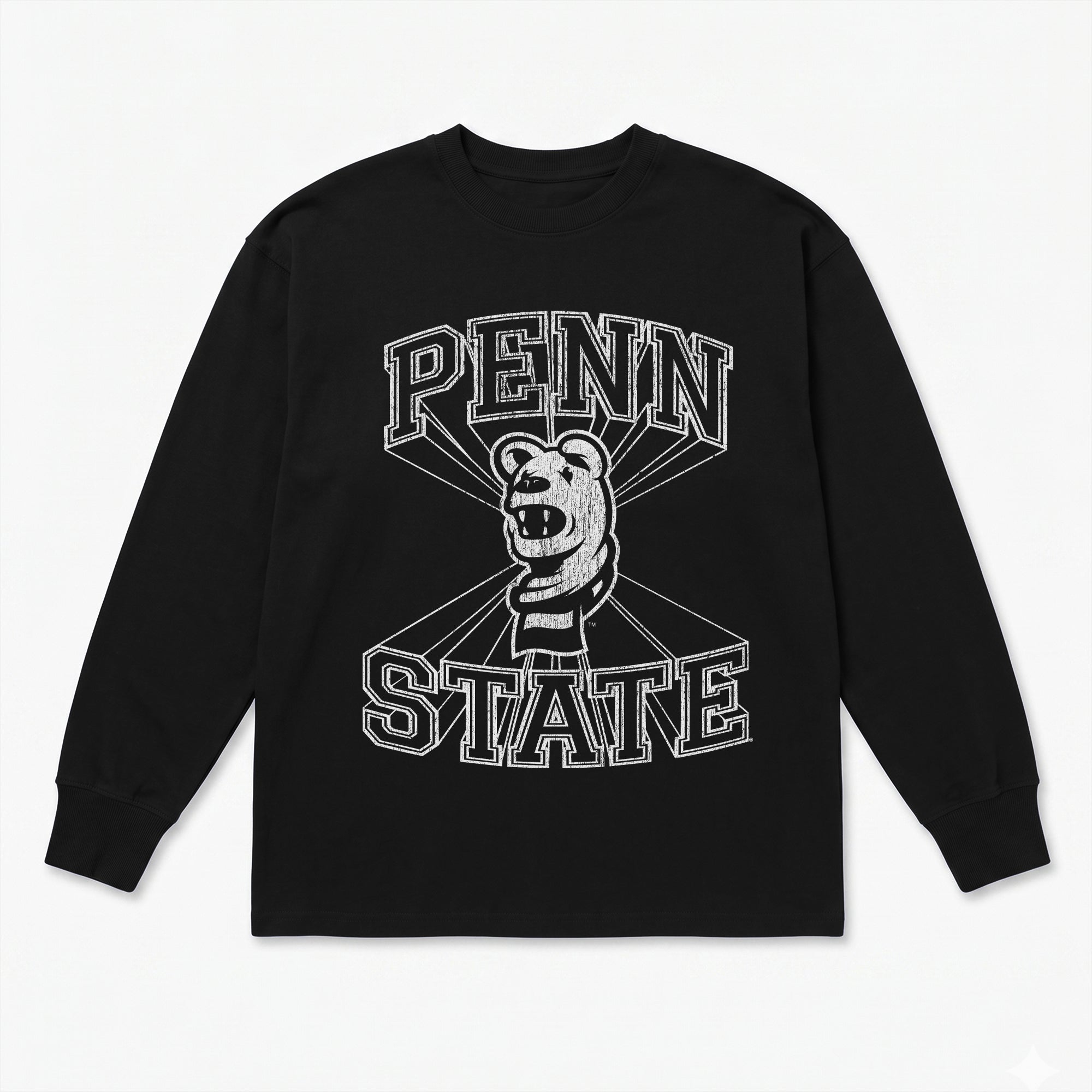 PENN STATE NITTANY LIONS SPOTLIGHT ESSENTIAL RELAXED FIT LONG SLEEVE TEE