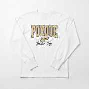 PURDUE BOILERMAKERS SWEET SPOT ESSENTIAL RELAXED FIT LONG SLEEVE TEE