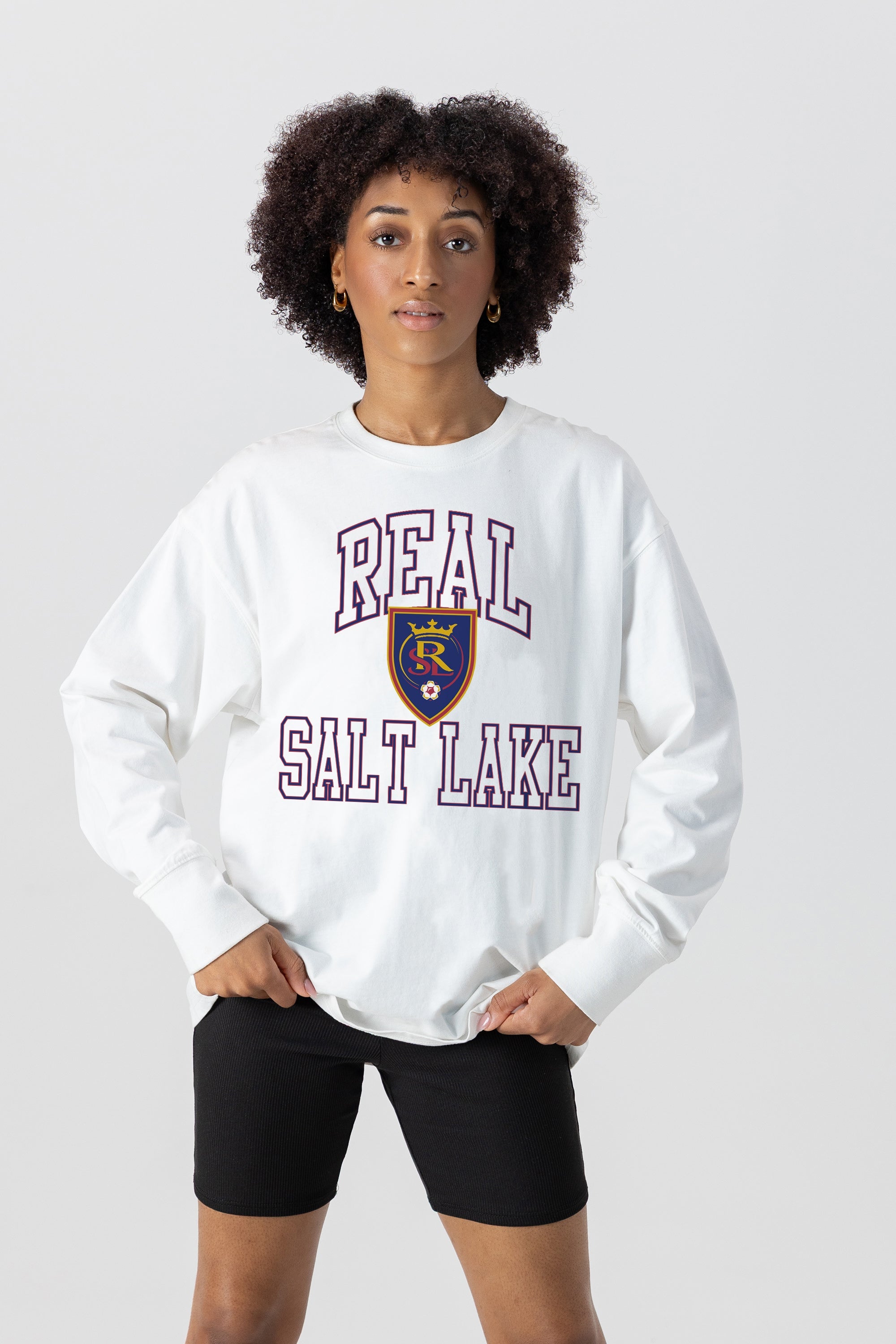 REAL SALT LAKE MIND GAMES OVERSIZED MIDWEIGHT LONG SLEEVE TEE