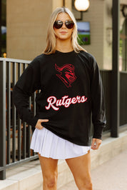 RUTGERS SCARLET KNIGHTS HONOR ROLL ESSENTIAL RELAXED FIT LONG SLEEVE TEE