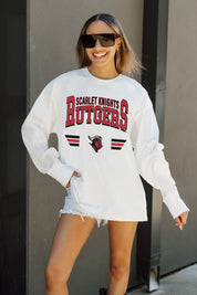RUTGERS SCARLET KNIGHTS SWIFT STRIKE ESSENTIAL RELAXED FIT LONG SLEEVE TEE