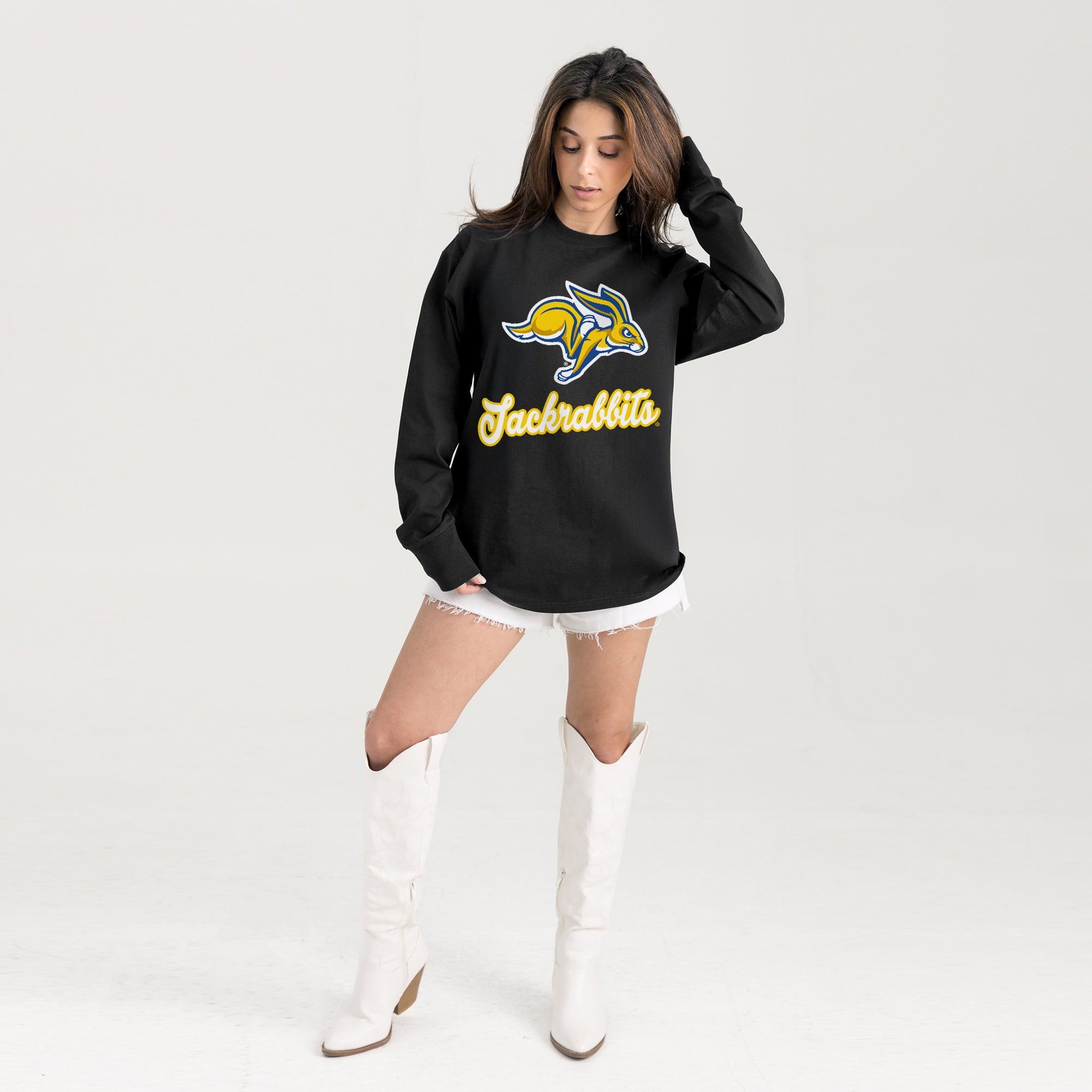 SOUTH DAKOTA STATE JACKRABBITS HONOR ROLL ESSENTIAL RELAXED FIT LONG SLEEVE TEE
