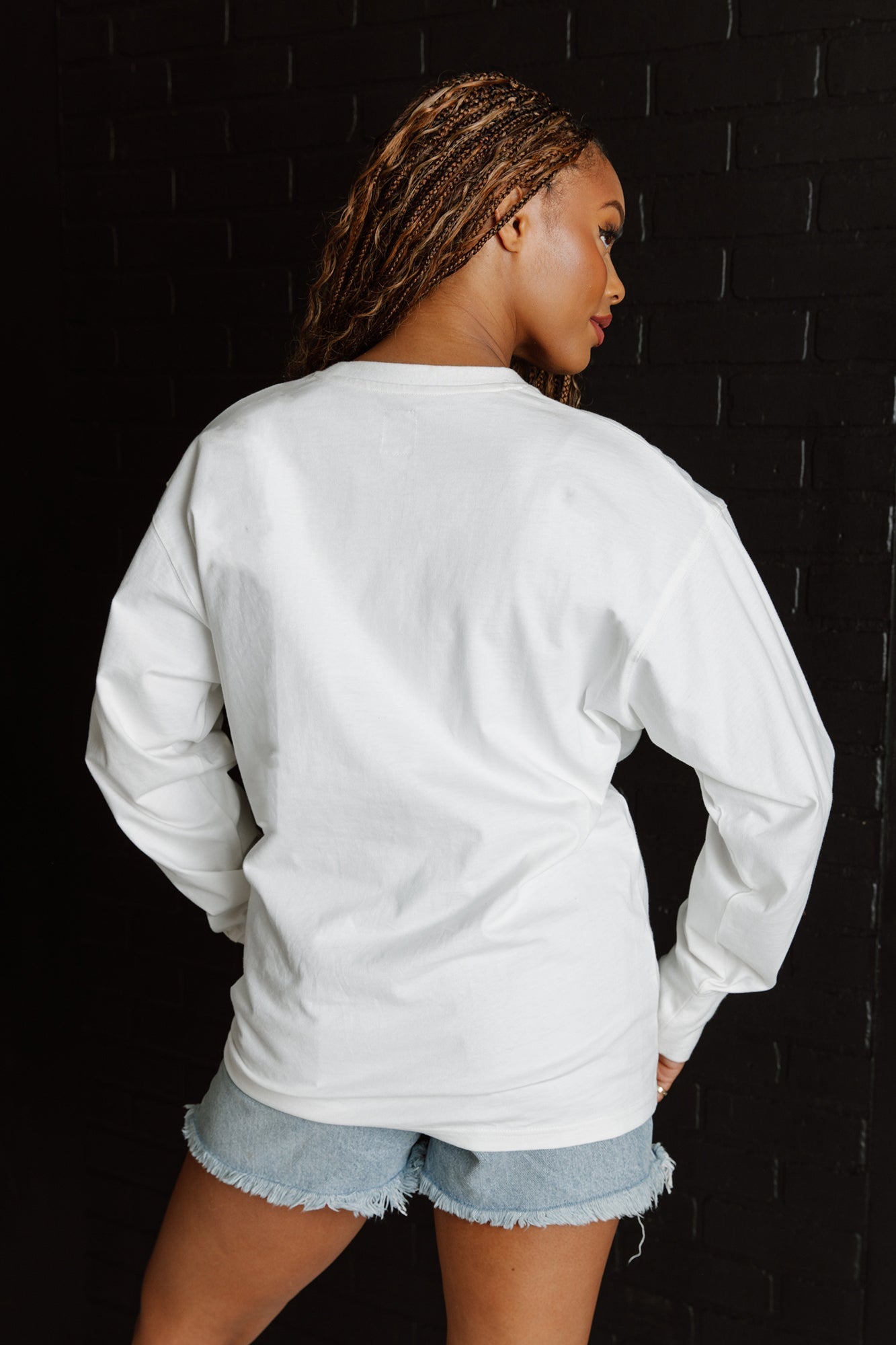 SEATTLE SEAHAWKS BIG GOALS OVERSIZED MIDWEIGHT LONG SLEEVE TEE