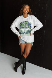 SEATTLE SEAHAWKS TIME OUT OVERSIZED MIDWEIGHT LONG SLEEVE TEE