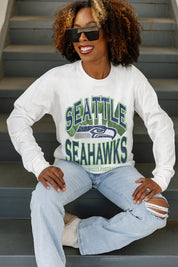 SEATTLE SEAHAWKS TIME OUT OVERSIZED MIDWEIGHT LONG SLEEVE TEE