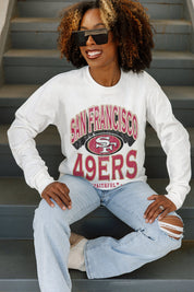 SAN FRANCISCO 49ERS TIME OUT OVERSIZED MIDWEIGHT LONG SLEEVE TEE