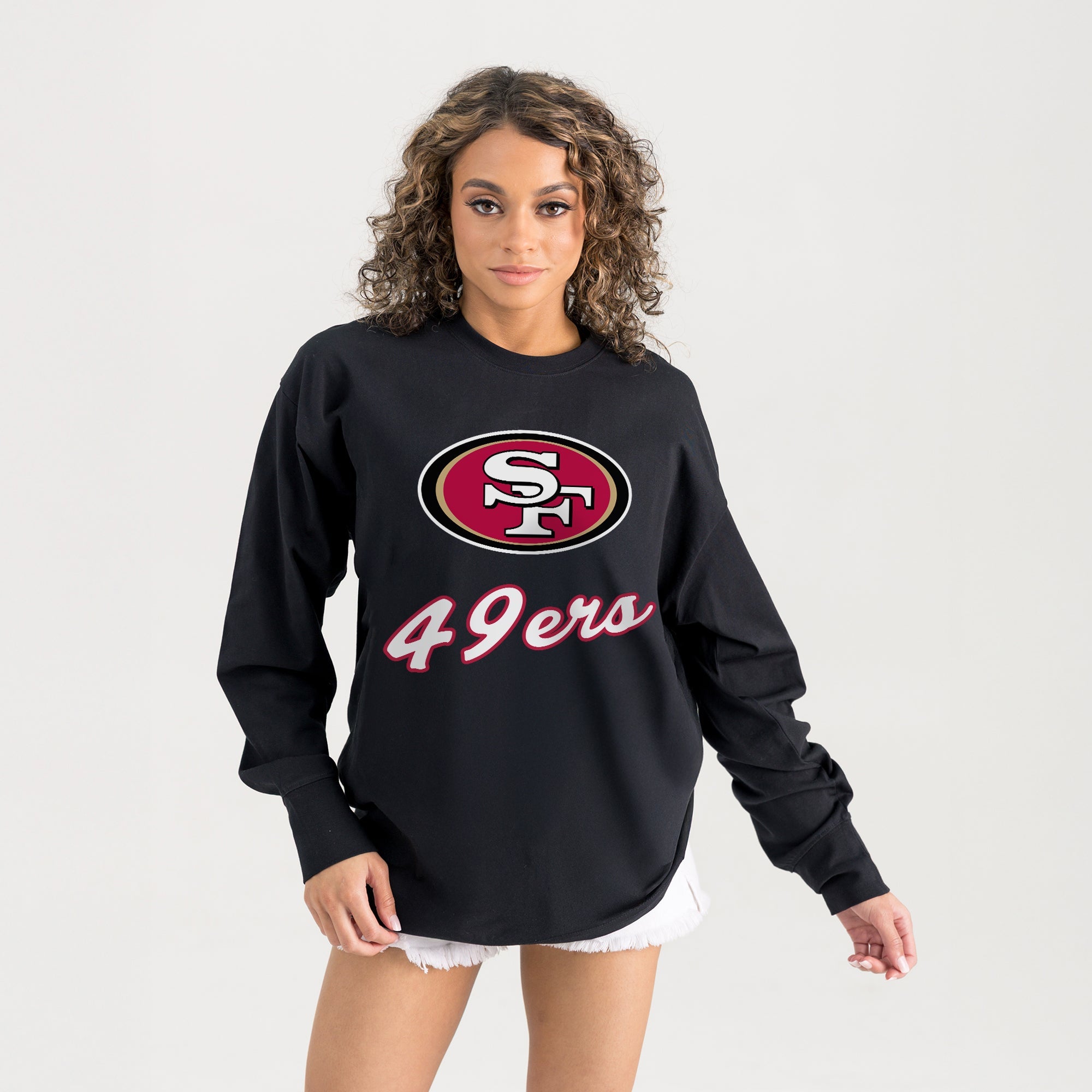 SAN FRANCISCO 49ERS HONOR ROLL ESSENTIAL RELAXED FIT LONG SLEEVE TEE