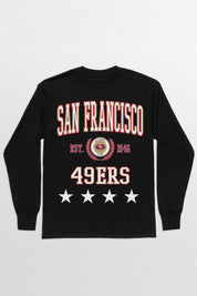SAN FRANCISCO 49ERS EVERYDAY STAR ESSENTIAL RELAXED FIT LONG SLEEVE TEE