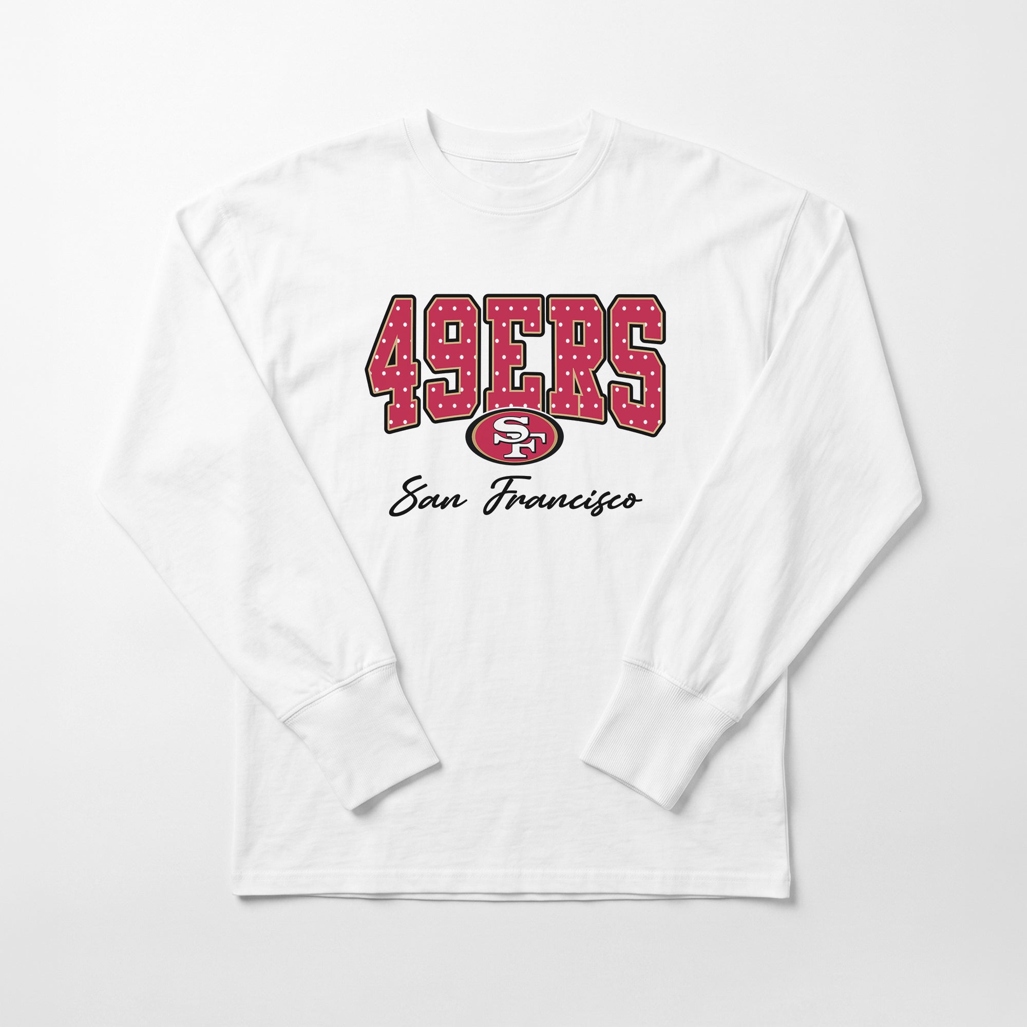 SAN FRANCISCO 49ERS SWEET SPOT OVERSIZED LONG SLEEVE TEE