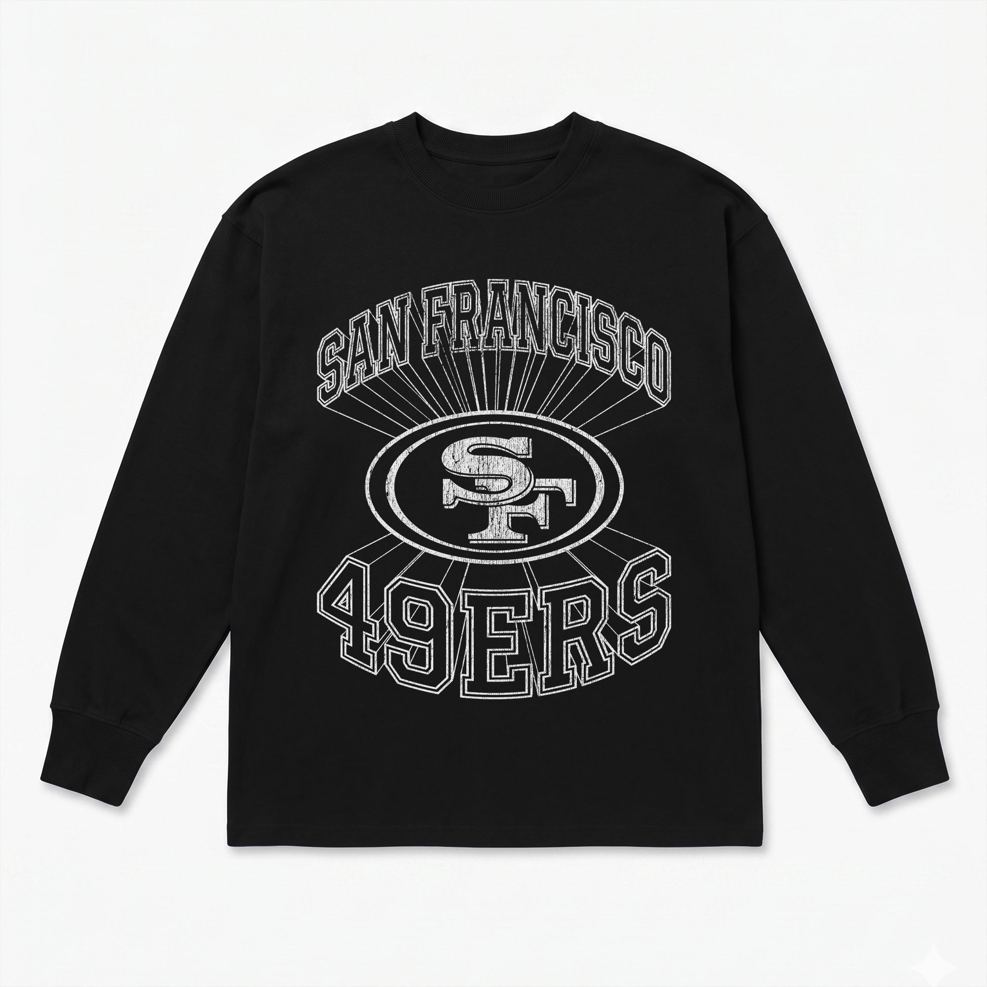 SAN FRANCISCO 49ERS SPOTLIGHT OVERSIZED LONG SLEEVE TEE