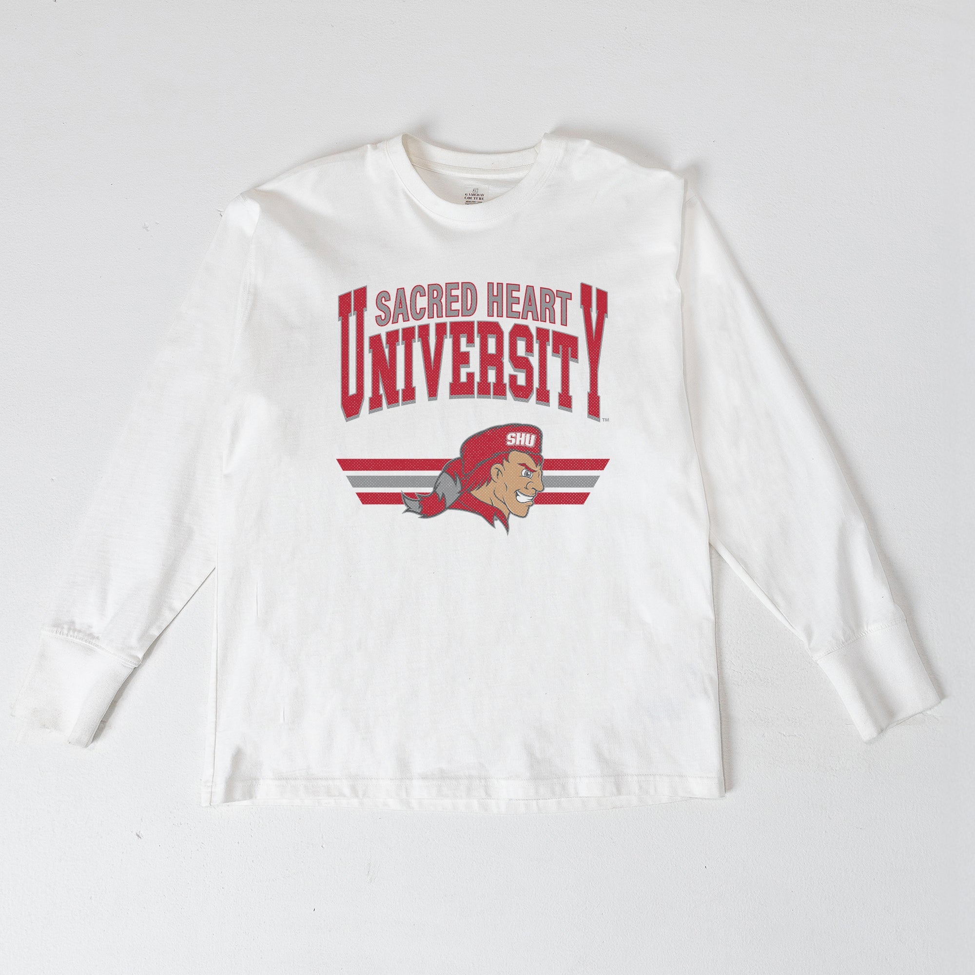 SACRED HEART PIONEERS SWIFT STRIKE ESSENTIAL RELAXED FIT LONG SLEEVE TEE