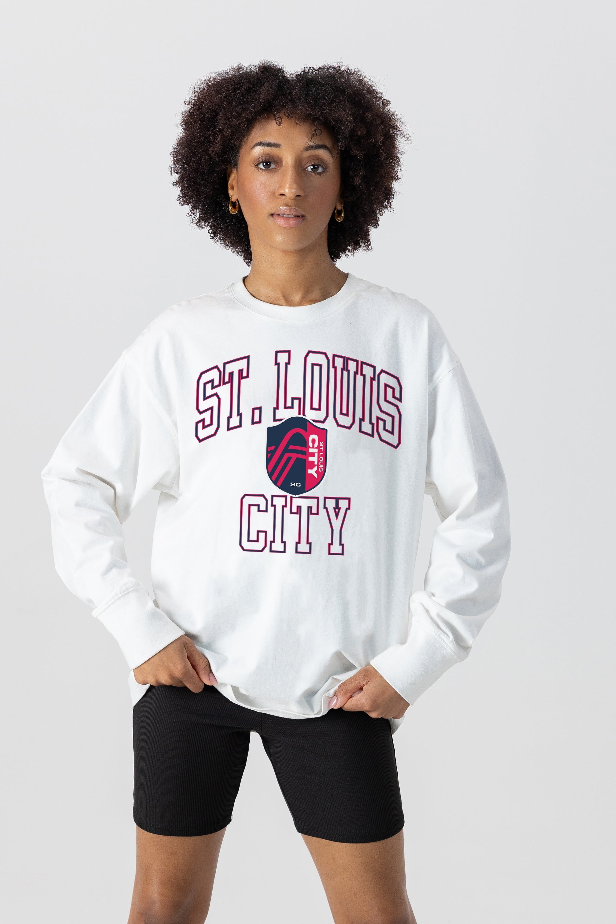 ST. LOUIS CITY SC MIND GAMES OVERSIZED MIDWEIGHT LONG SLEEVE TEE