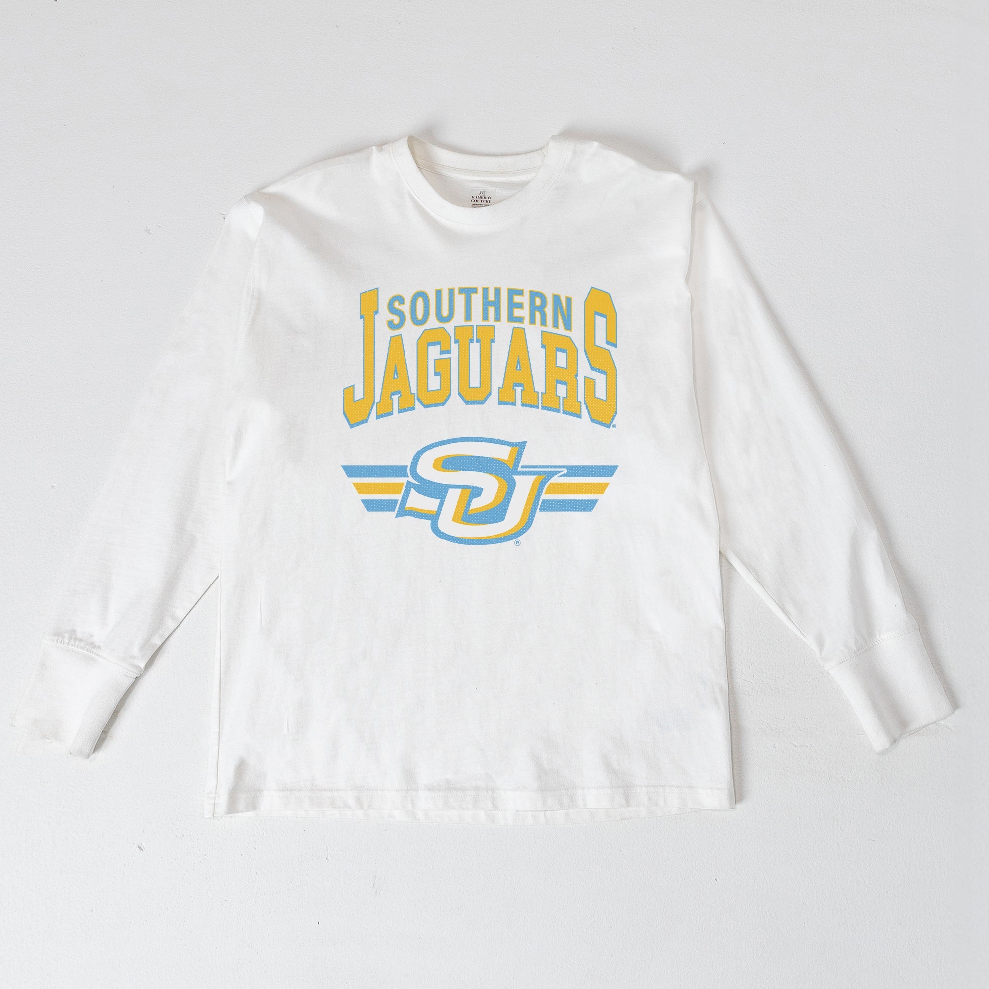 SOUTHERN JAGUARS SWIFT STRIKE ESSENTIAL RELAXED FIT LONG SLEEVE TEE