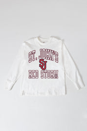 ST. JOHN'S RED STORM MIND GAMES OVERSIZED MIDWEIGHT LONG SLEEVE TEE