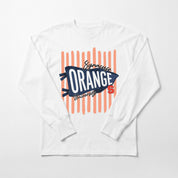 SYRACUSE ORANGE RALLY STRIPE ESSENTIAL RELAXED FIT LONG SLEEVE TEE
