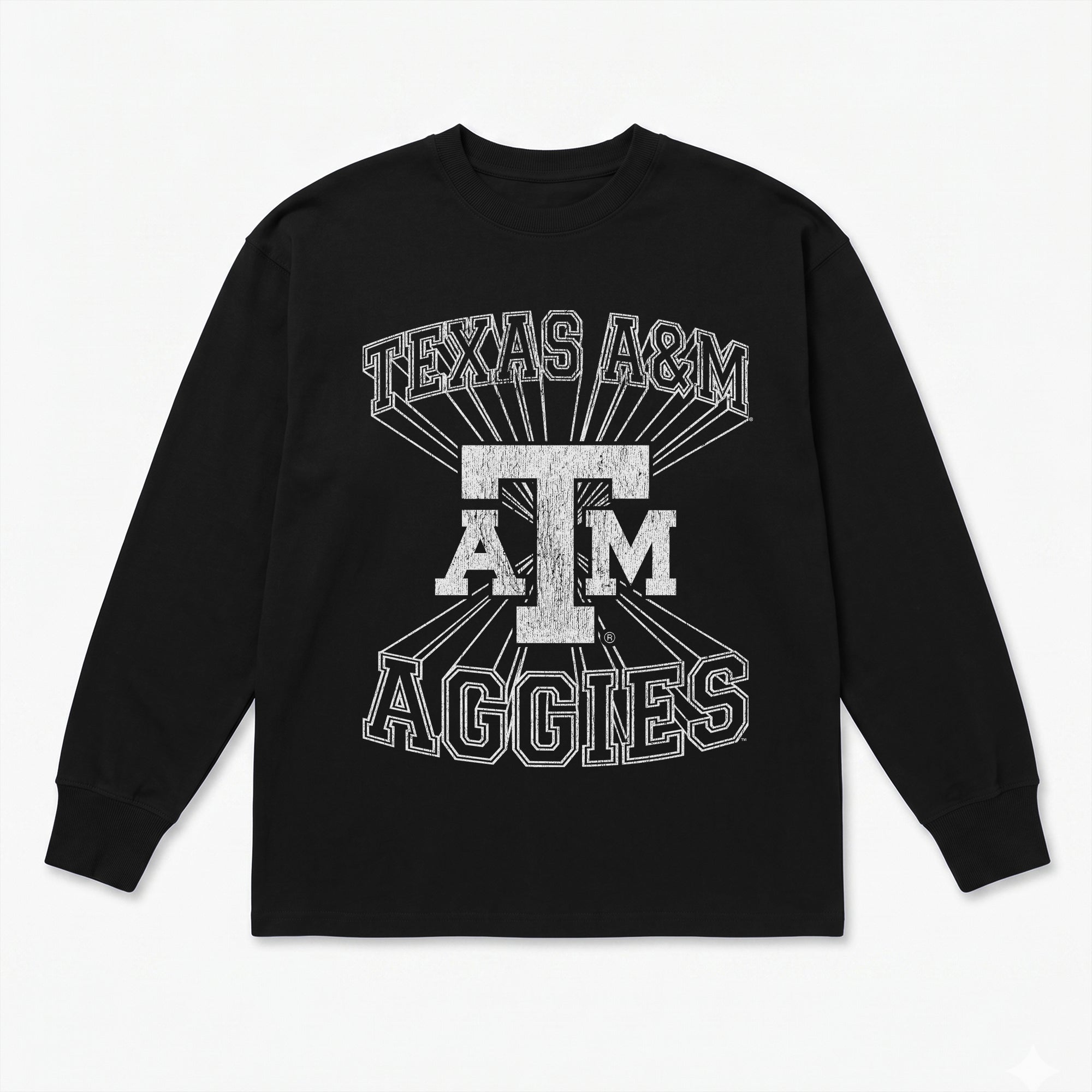 TEXAS A&M AGGIES SPOTLIGHT ESSENTIAL RELAXED FIT LONG SLEEVE TEE
