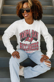 TAMPA BAY BUCCANEERS TIME OUT OVERSIZED MIDWEIGHT LONG SLEEVE TEE