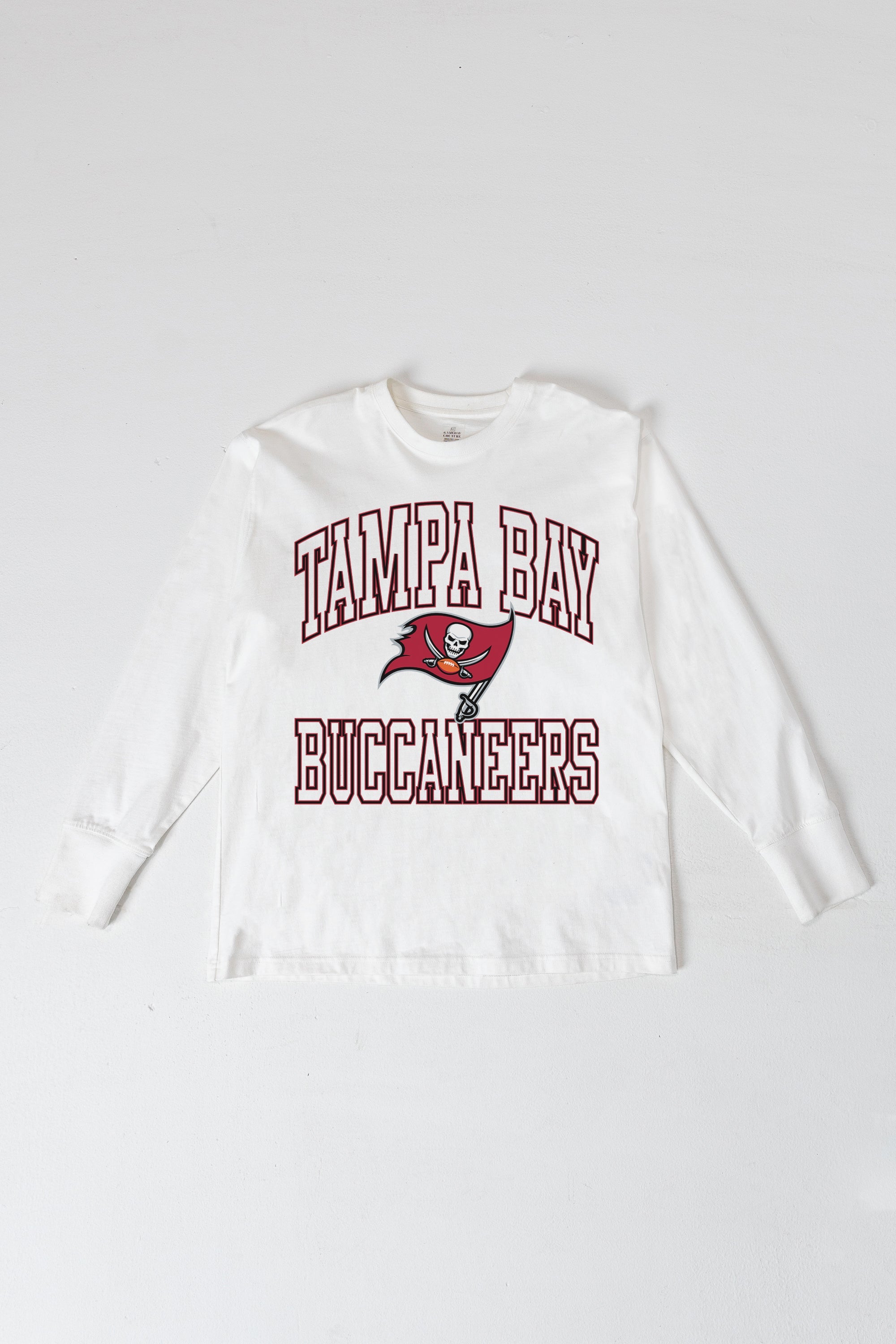 TAMPA BAY BUCCANEERS MIND GAMES OVERSIZED MIDWEIGHT LONG SLEEVE TEE
