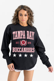 TAMPA BAY BUCCANEERS EVERYDAY STAR ESSENTIAL RELAXED FIT LONG SLEEVE TEE