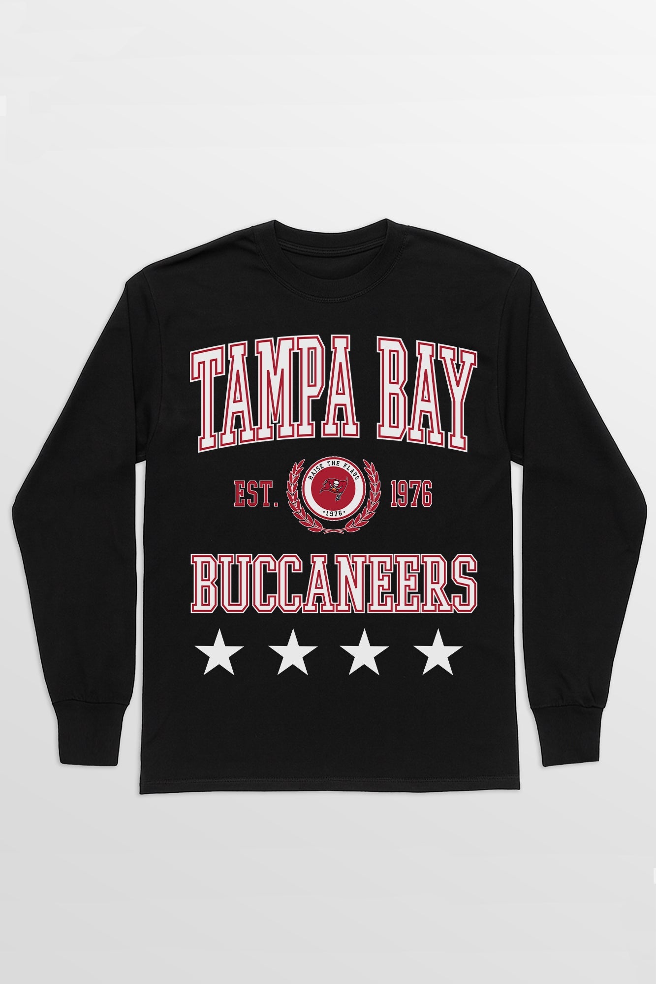 TAMPA BAY BUCCANEERS EVERYDAY STAR ESSENTIAL RELAXED FIT LONG SLEEVE TEE