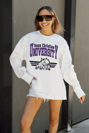 TCU HORNED FROGS SWIFT STRIKE ESSENTIAL RELAXED FIT LONG SLEEVE TEE
