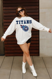 TENNESSEE TITANS BIG GOALS OVERSIZED MIDWEIGHT LONG SLEEVE TEE