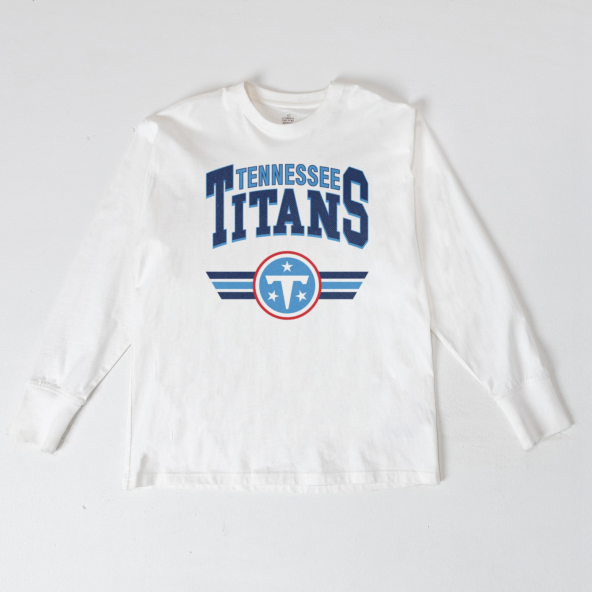TENNESSEE TITANS SWIFT STRIKE ESSENTIAL RELAXED FIT LONG SLEEVE TEE