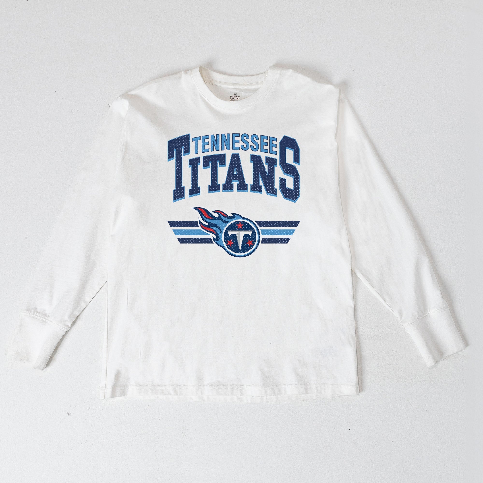 TENNESSEE TITANS SWIFT STRIKE ESSENTIAL RELAXED FIT LONG SLEEVE TEE