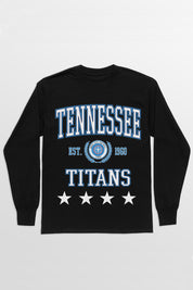 TENNESSEE TITANS EVERYDAY STAR ESSENTIAL RELAXED FIT LONG SLEEVE TEE